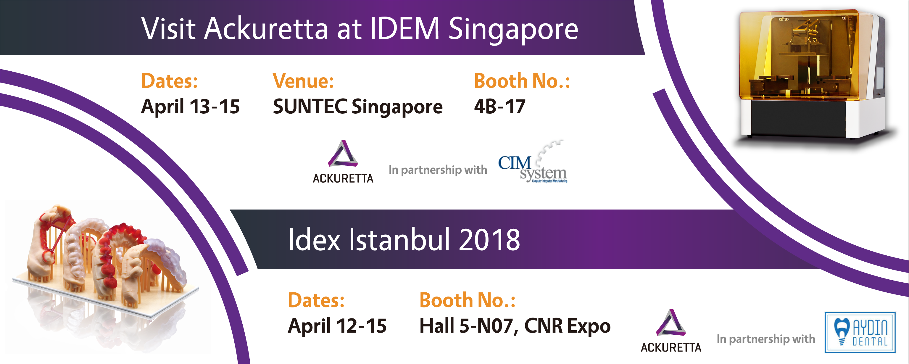 Ackuretta at IDEM and Idex